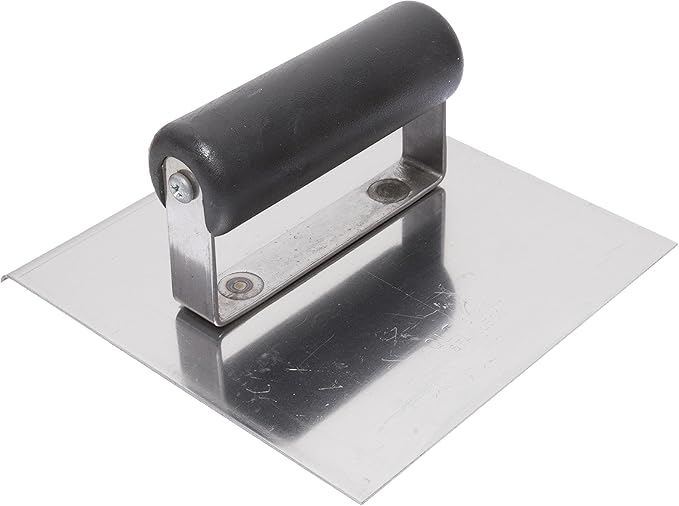 MARSHALLTOWN QLT Stainless Steel Hand Edgers, Plastic Handle, 152mm x 152mm, 16mm Lip, 13mm Radius, Made In The USA, CE514SP