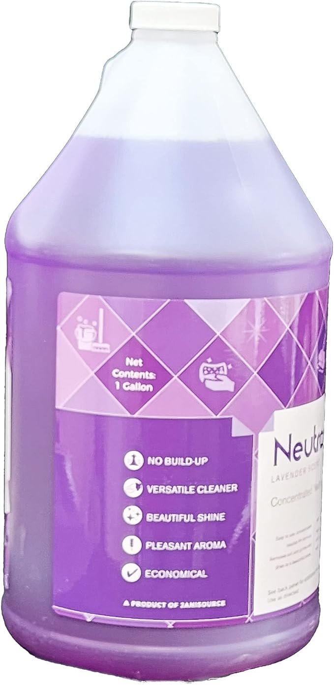 Neutramax Lavender Scented Concentrated Neutral Floor Cleaner, Gallon (Case of 4)