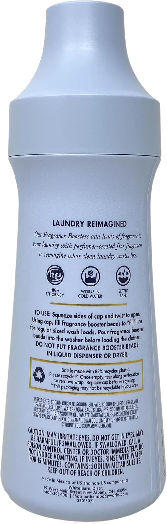 Bath & Body Works Sundrenched Linen Fabric Care Fragrance Booster with a Natural Oats Bar Soap