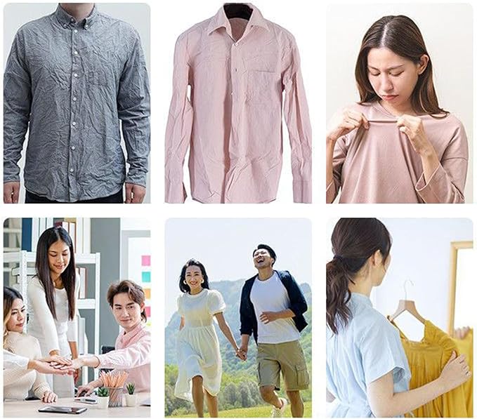 Fabric wrinklle Release Spray – 300ml Clothing Static Guard | Portable Ironing Alternative and Anti wrinklle Mist for Shirts, Coats, Sweaters, Pants, Travel Bag, Dorm Room, Daily Laundry Care