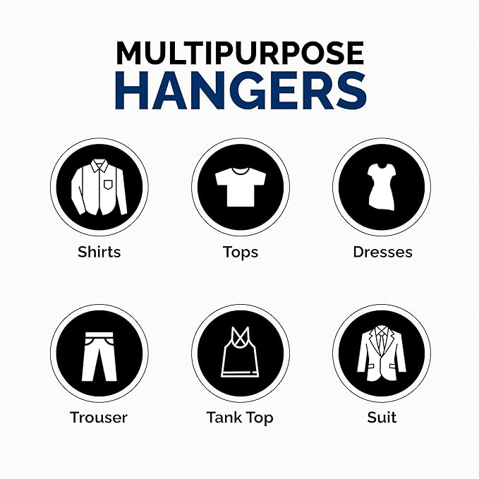 Closetselect Plastic Hangers 50 Pack - Space Saving Clothes Hangers, Made in USA, Durable & Strong Plastic Shirt & Coat Hanger with Notches & Shoulder Grooves, Non-Slip Clothing Hangers | Carpet Green