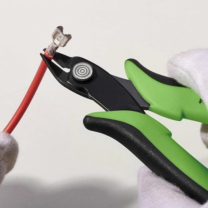 KATA 2-Pack Micro Wire Cutter For Electronics Flush cutter, Precision Side Cutting for Electronics, Craft, Jewelry, Soft Copper, Wire Cables, Floral, Zip tie