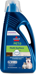 Bissell Multi-Surface Pet Solution with Febreze freshness, For Use in CrossWave and Other Leading Hard Surface and Area Rug Cleaners, 80oz, Dissolves Dirt, grime, and Tough Sticky Messes