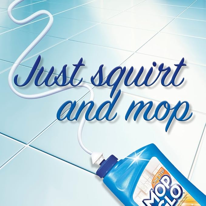 Mop & Glo Professional Multi-Surface Floor Cleaner, 384 fl oz (6 Bottles x 64 oz), Triple Action Shine Cleaner