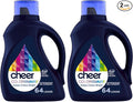 Cheer Liquid Laundry Detergent 64 loads 92 fl oz, HE Compatible (Pack of 2)