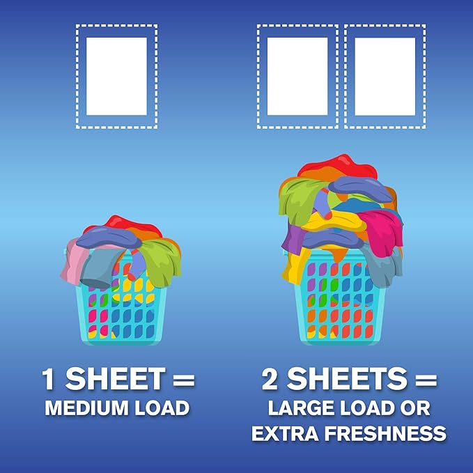 Arm & Hammer Fabric Softener Sheets, Free of Perfumes and Dyes, 100 ct