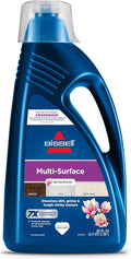 Bissell Multi-Surface Solution, for use in CrossWave and Other Leading Hard Surface and Area Rug Cleaners, 80oz, Dissolves Dirt, Grime, and Tough Sticky Messes