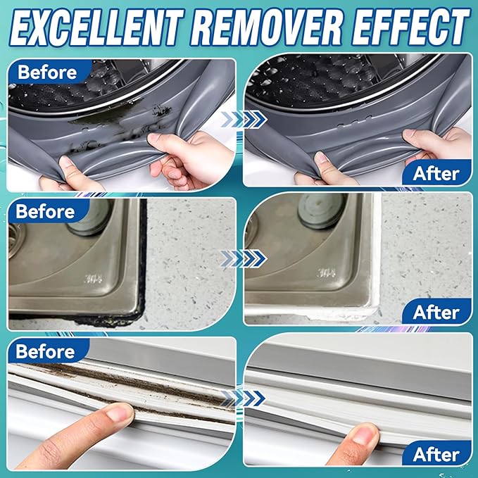 Bondtech Home Stain Remover Gel, 8 Fl Oz Heavy Duty Stain Cleaner for Washing Machine Seal, All-Purpose Cleaning for Bathroom, Grout, Shower, Kitchen, Wall