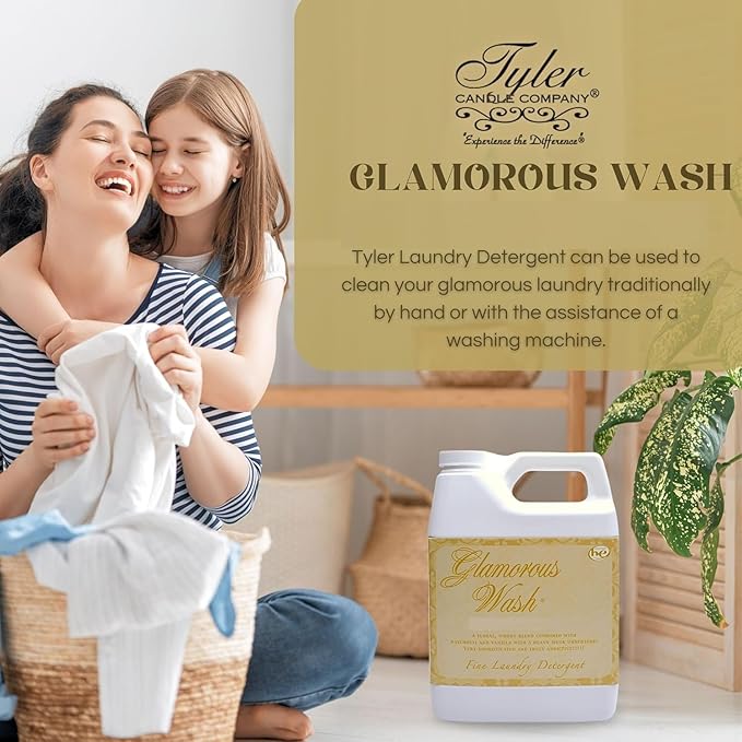 Tyler Candle Company Wash Laundry Detergent 16 Oz Kathina (Bundle with Sachet Pouch) m