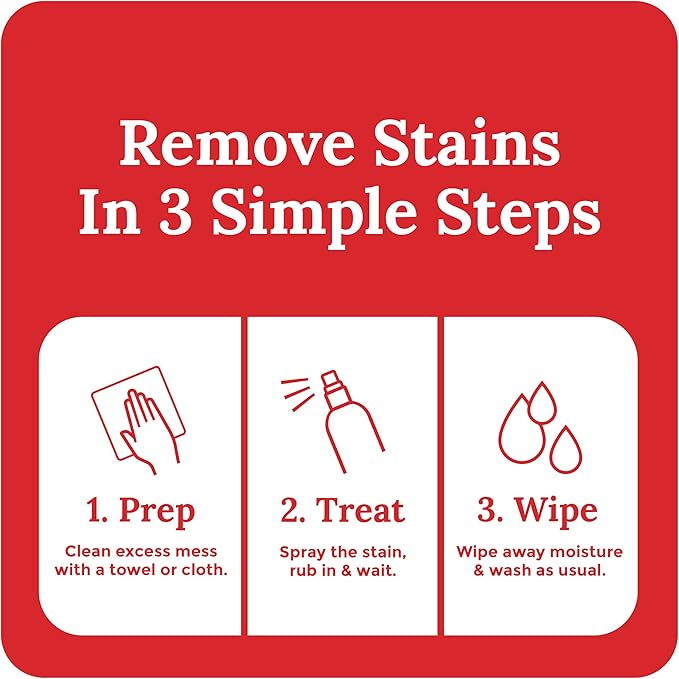 Emergency Stain Rescue Stain Remover Spray - Carpet Cleaner Spray - Wine & Coffee Stain Removal - 4 Fl Oz (Pack of 2)
