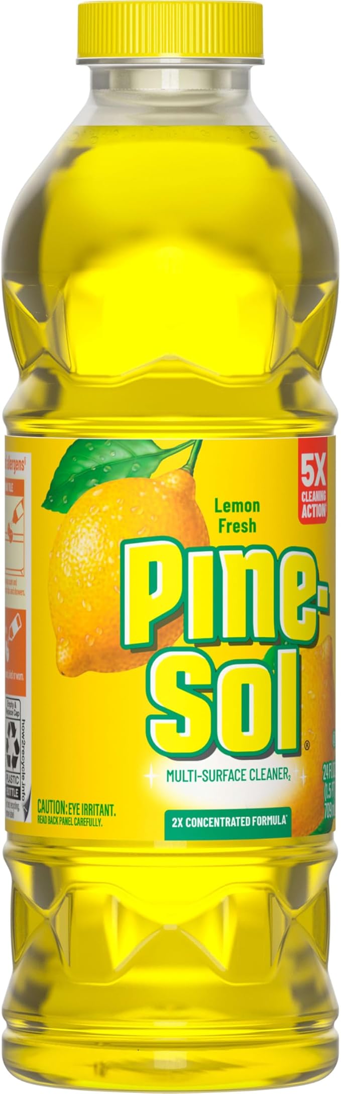 Pine-Sol Multi-Surface Cleaner, Lemon Fresh, 24 Fluid Ounces (Package May Vary)