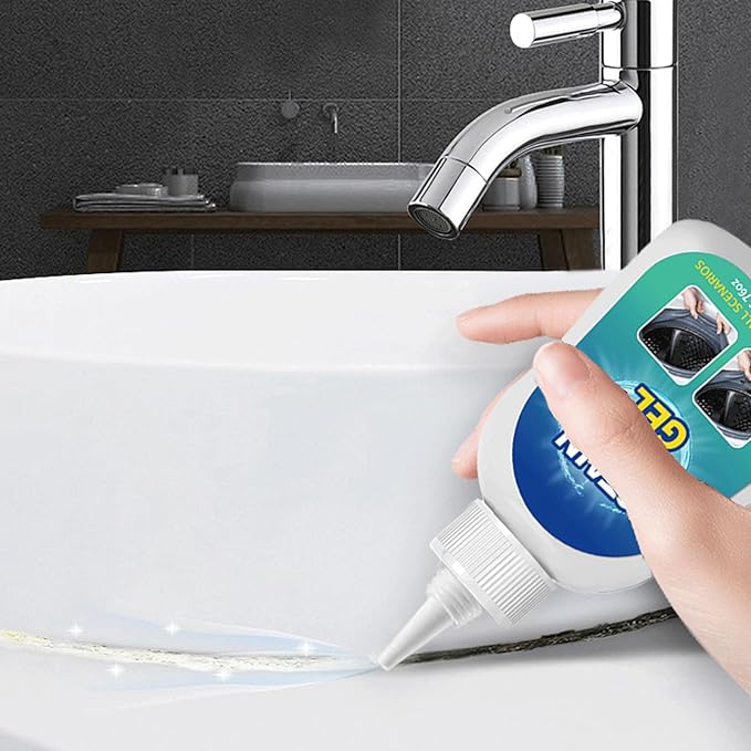 Multi-purpose Stain Remover Gel, Front-Loading Washing Machine Stain Remover, Suitable for Washing Machine Gasket Rubber Seal, Household Stain Remover Gel (1)