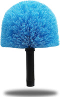 Cobweb Duster Head Brush-Twist-On Spider Web Brush for Outdoor & Indoor Web Cleaning // Fits Standard Acme Threaded Poles // Cobweb Duster Brush Head Only-Blue -1 Pack