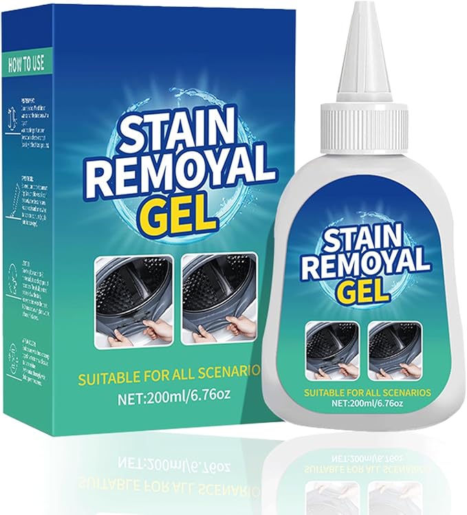 Multi-purpose Stain Remover Gel, Front-Loading Washing Machine Stain Remover, Suitable for Washing Machine Gasket Rubber Seal, Household Stain Remover Gel (1)