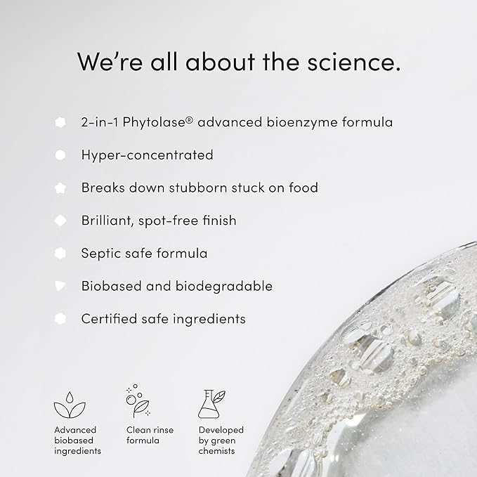 Dirty Labs | Dishwasher Detergent and Booster | Aestival Scent | 96 Loads (2 lbs) | Ultra Clean, Spot Free, Quick Wash Optimized | Hyper Concentrated