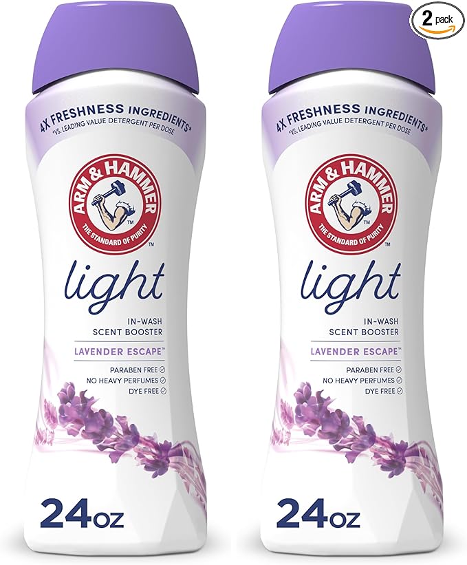 Arm & Hammer Light In-Wash Scent Booster Lavender Escape 24oz (Pack of 2)