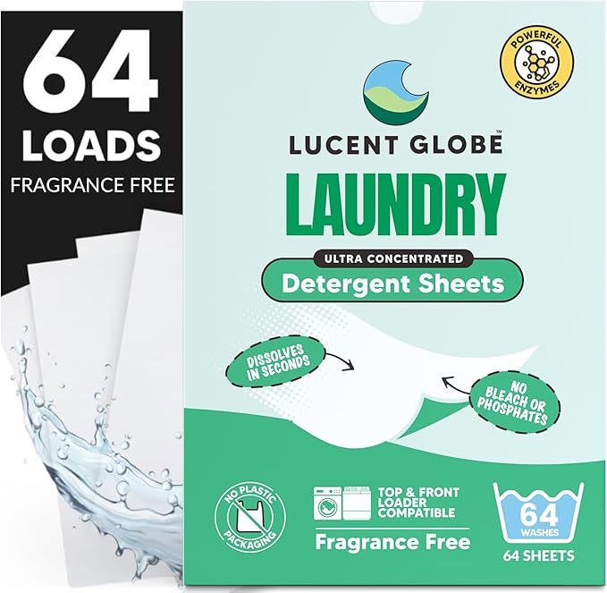 Laundry Bundle: Fragrance Free Laundry + Ocean Breeze Fabric Softener for Washer Sheets