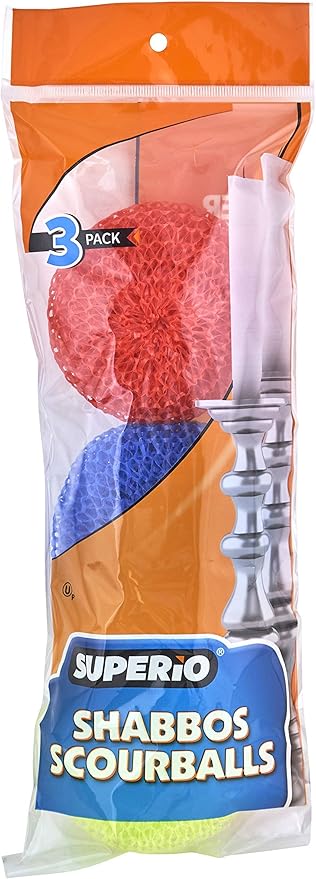 Nylon Scouring Pads-Dish Scrubber, for Dishes, Pots, and Stoves, Durable Mesh Scourers, for Tough Cleaning Nylon Dish Scrubbers, Pack of 24, Assorted Colors, by Superio
