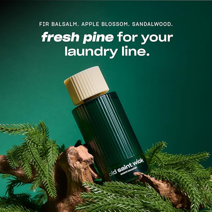 Snif Old Saint Wick Scent Booster, Fresh-Cut Pine, Fir Balsam & Cedarwood Holiday Scent, 25 Loads, Non-Irritating to Skin, Clean, Non-Toxic, Vegan, Cruelty Free, 8.5oz