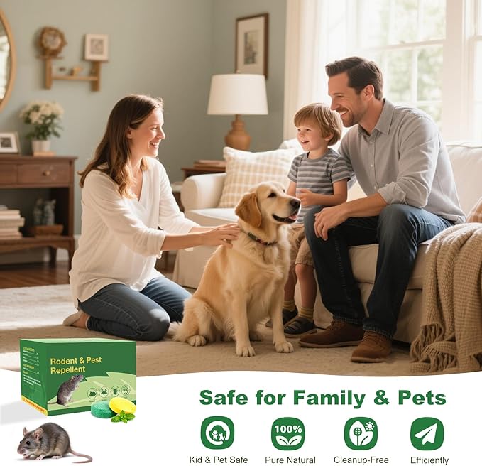 Peppermint Oil Rodent Repllent (80 Pack)