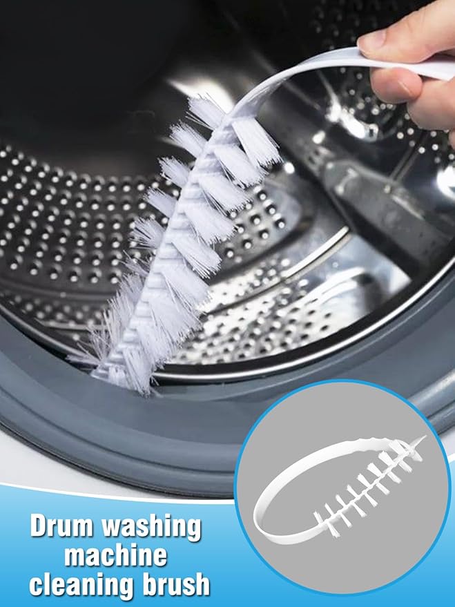 8 Pack Washing Machine Cleaning Brush Kits, Front Load Washer Cleaner Tools Accessories, for Tight Spaces and Washing Machine Rubber Seals