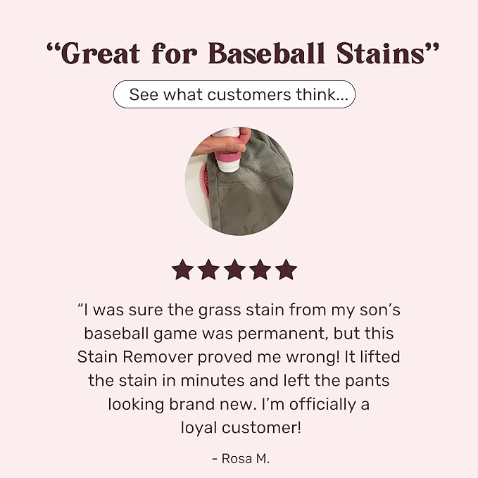 Mary's Stain Remover - Replacement Cartridges (2-Pack) - Requires Stain Stick Outer Case. Natural & Effective, Only 6 Ingredients, For Baby Clothes, Kids & Toddlers, Sport, Tough Stains