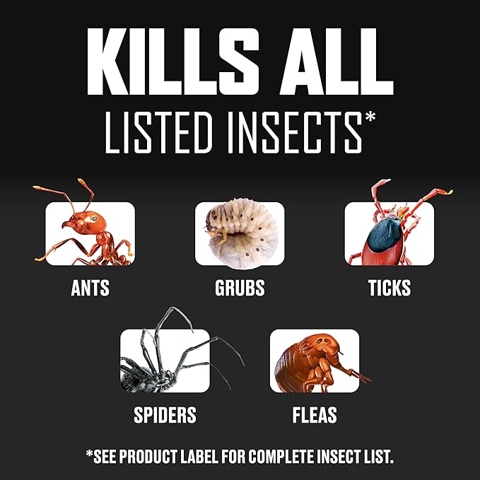 Ortho BugClear Lawn Insect Killer1: Treats up to 33,000 sq. ft., Protect Your Yard & Garden Against Ants, Spiders, Ticks, Armyworms, Fleas & Grubs, 20 lbs.