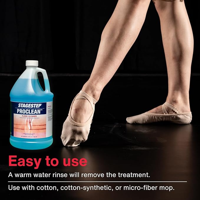 ProClean Super Concentrated Floor Detergent and Degreaser 1 Gallon Neutral pH Cleaner for Hardwood and Marley Floors
