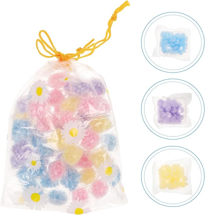 50 Scent Beads Laundry Bulk Lavender Freshener Lasting in-wash Fragrant Washer Fabric for Smelling Laundry Booster Beads Fresh in Softener Assorted Clothes : G Wash -