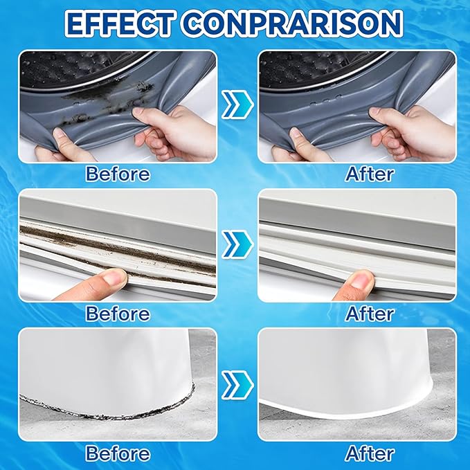 Home Remover Gel, 10 Fl Oz Household Stain Cleaner Gel for Washing Machine, Refrigerator Strips, Grout Cleaner for Tiles Grout Sealant Bathroom Kitchen Sinks Cleaning