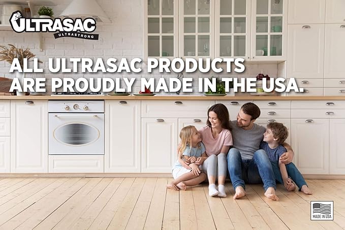 Ultrasac High Performance Queen Size Mattress 2.0 MIL (eq) Clear Cover Waterproof Bags - 70" x 92" - Pack of 1 - for Moving, Storage, & Commercial