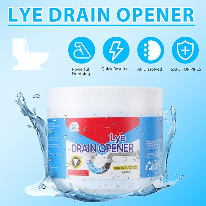 BELL BIRDCrystal Lye Drain Opener, Drain Opener, Pipeline Dredging Agent
