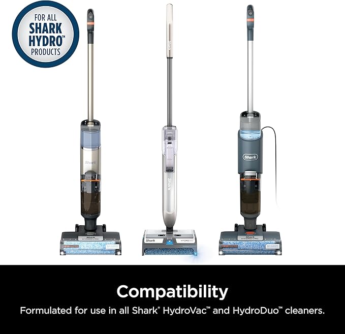 Shark Hydro Multi-Surface Concentrate with Odor Neutralizing Technology, Formulated for Use in All Shark Hydro Wet & Dry Cleaners, Use on Sealed Hardwood, Tile, Laminate, & Stone, 16oz, WWCM16