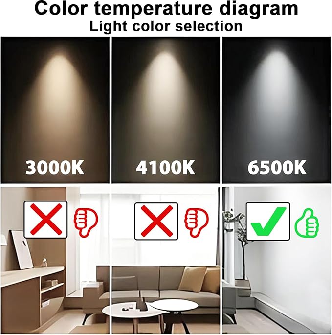 24 Inch F17T8/865 Fluorescent Bulb Daylight 6500K, 17 Watt T8 Light Bulb, 2 Foot Fluorescent Light Bulb, 1460 lumens, G13 Medium Bi-Pin Cap 8 Pack