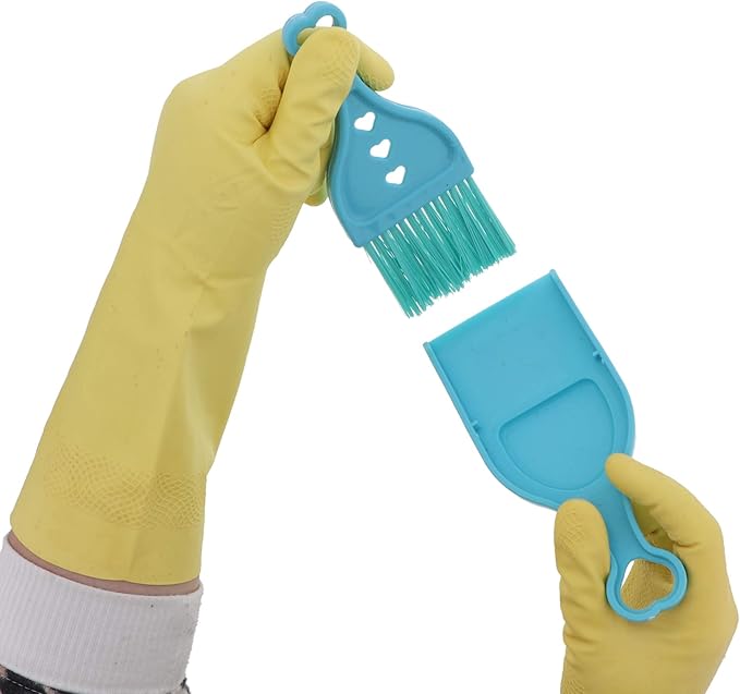 Yellow Mini Dustpan with Brush - Set of 2