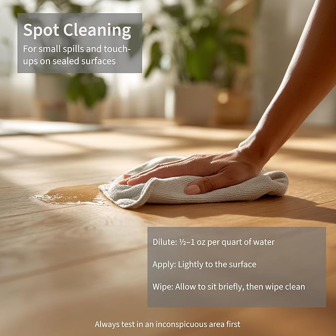 Lapew Blue Lavender & Bergamot Scented Mop Soap - Luxury Floor Cleaner Concentrate for Mopping Tile, Laminate, Vinyl & Hardwood | Streak-Free, Low-Foam | 36 oz