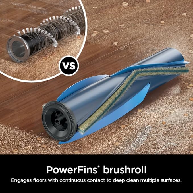 Shark PowerPro Plus Cordless Stick Vacuum, Lightweight, Rechargeable, FloorDetect Technology, HEPA Filter, Up to 50-Minute Runtime, Powerful Pet Hair Pickup, Carpets & Hard Floors, Pure Water, IZ377H