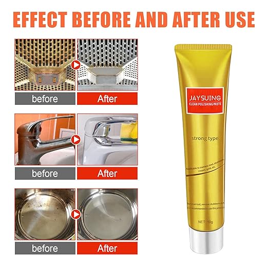 Instashine Metal Polish Cream, Ultimate Metal Polish Cream, All Metal Polish Cream, Instashine Metal Polish, Ultimate Metal Polishing Cream for Stainless Steel/Aluminum/Brass/Copper (1Pcs)