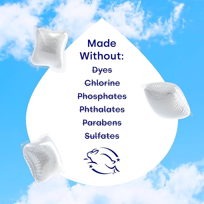 Dropps UltraWash Dishwasher Detergent Pods, Unscented (120 Ct) - Free & Clear | Cuts Grease & Stuck-On Food | Sparkling Dishes & Glasses | Residue-Free | Clean Ingredients | Plastic Free Packaging