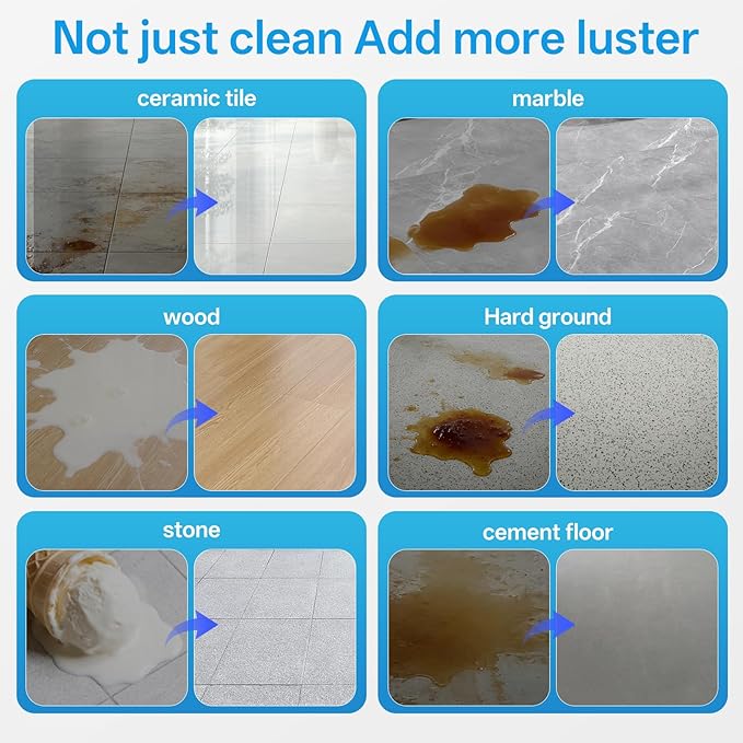 Floor Cleaning Solution Compatible With Tineco/Bissell/Dreame And Shark, Fragrance Deodorization, Deep Cleans for Multiple Hard Floors, Suitable With Cordless Wet/Dry (【Fresh Ocean】, 2.51 Liter)