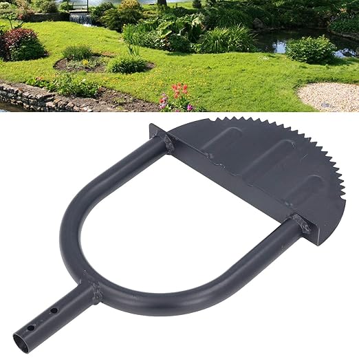 Saw Tooth Edger Half Moon Lawn Edger Sidewalk Grass Long Handled Step Edger for Garden
