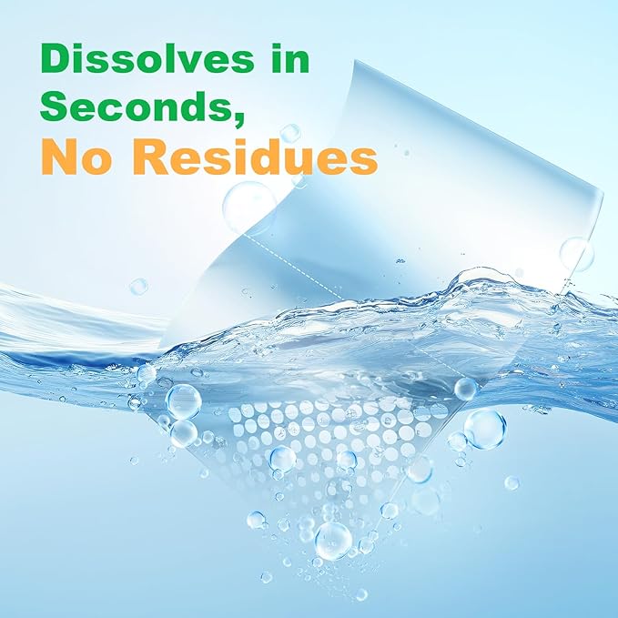 Laundry Detergent Sheets Fresh Scent 120 Loads No Plastic Jug, Travel Laundry Soap Detergent 60 Sheets