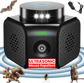 Ultrasonic Pest Repeller Indoor 4 Modes No Touch Solution Pest Repellent Ultrasonic Plug in Electronic Mouse Repellent Devices Rat Deterrent Indoor for House Attic Office Garage Warehouse RVs