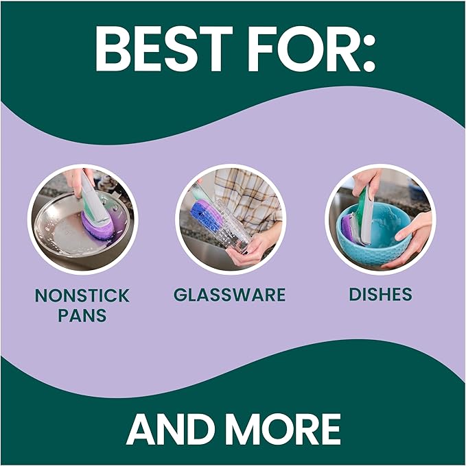 Scotch-Brite Soap Control Odor Resist Non Scratch Dishwand, 1 pack