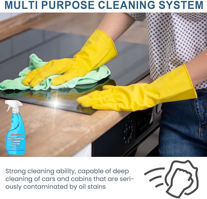 2PCS Spray Splash Cleaner, Splash Foam Spray All Purpose Cleaner, Suitable For Cleaning Pots,Oven, Stoves, Pot Bottoms, Kitchen Ventilators, Etc