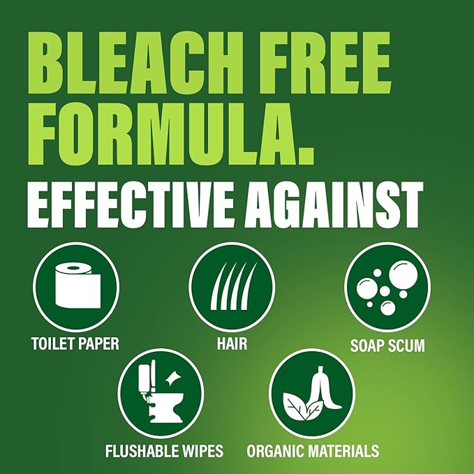 Green Gobbler Liquid Hair Drain Clog Remover | For Toilets, Sinks, Tubs & Fresh Scent Drain Sticks | 12 Pack | Drain Cleaner & Deodorizer