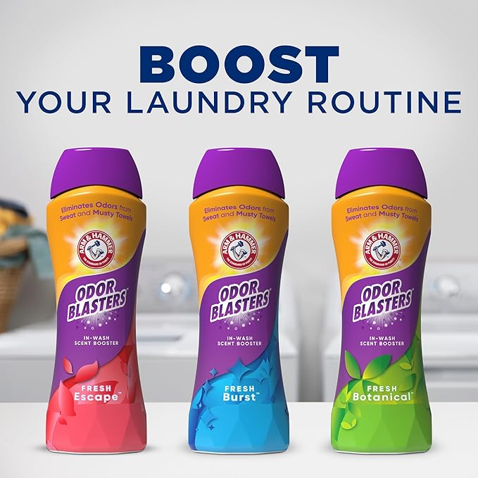ARM & HAMMER Odor Blasters In-Wash Scent Booster, Fresh Botanical, 24 Oz