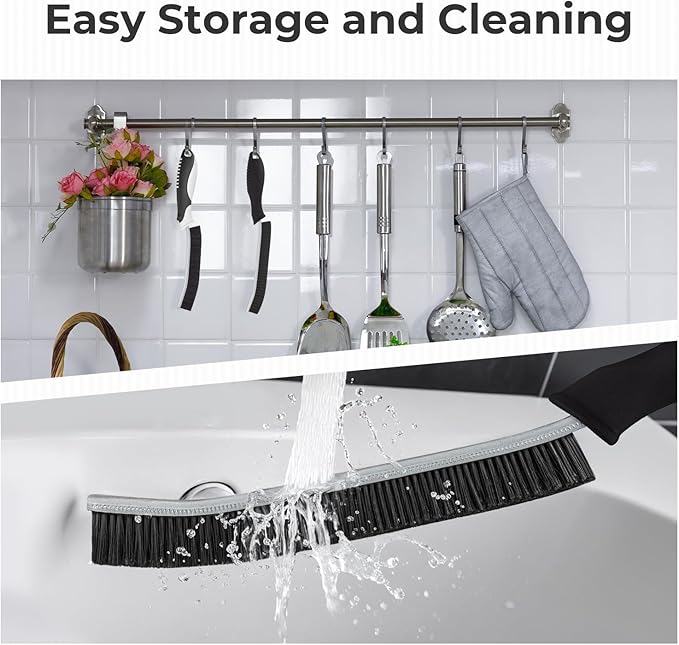 Cleaning Brush-Hard Crevice Cleaning Brushes, Multifunctional Window Groove Brushes, Grout Brush, Cleaning Tool for Bathroom, Kitchen, Toilet, Tile, Sink, Home (6, Blue)