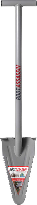 ROOT ASSASSIN 35" T-Handle Metal Detecting Shovel with Blade Cover