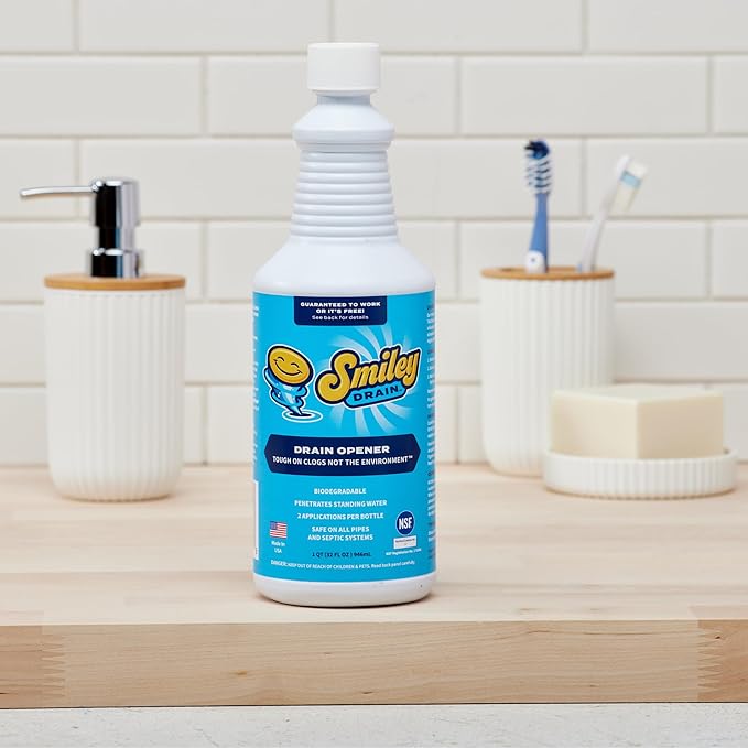Heavy-Duty Drain Opener & Maintainer (4-Pack) – Eco-Friendly, Biodegradable, and Odorless | Prevents & Clears Clogs in Drains, Sinks, and Showers
